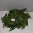 6 Ft Artificial Norfolk Pine Garlands, Real Touch Winter Pine Garland, Green Artificial Greenery Garland for Table, Mantle, Wall, Indoor, Outdoor Christmas Decorations (6 FT)