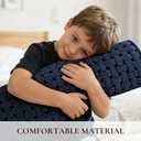 Door Mat Indoor Entrance 20x32, Non-Slip Washable Doormats Entry Way Mats, Dirt Resistant and Absorbent Welcome Mat, Easy Clean Low-Profile Doormat, Front Door, Inside Entrance, Blue (1'8" x 2'8" (Rectangular))