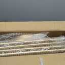 TeoKJ 2 Tier Round Side Table, Folding Metal Small Bedside Nightstand for with Two Removable Tray for Bedroom Living Room Bedside Small Spaces Gold