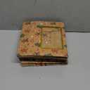 JOYIN 24 PCS Foiled Christmas Cookie Boxes for Gift Giving, 8.75" x 5.75" x 2.75 Bakery Boxes with Window, 3 Design Brown Kraft Cardboard Treat Box for Xmas Holiday Pastries Cupcakes Doughnut Wrap