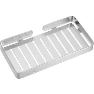 uxcell Soap Dish Holder, 304 Stainless Steel Soap Bar, Wall Mounted Soap Tray with Installation Kits, Soap Saver for Shower Kitchen Counter (Brushed Silver)