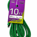 10Ft, Phone Charger, Type C, Pack Of 2 Green
