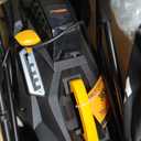 HEINPRO 14" Cordless Lawn Mower Compatible with Dewalt 20V MAX Battery, 2-in-1 Brushless Electric Lawn Mower for Small Yards, Push Mowers with 5-Position Height Adjustment, Black (Tool Only)