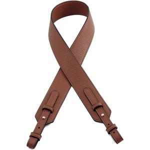Grain Leather Purse Strap Adjustable Crossbody Replacement Straps for Handbags Monk Head Screws Detachable (42.91 x 1.5 inches)
