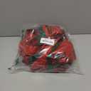 MCEAST 10 Pieces Christmas Red and Green Buffalo Plaid Cabinet Bows, Polyester, 10 x 87 Inches