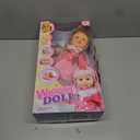 Belinda Walking Doll 17" Interactive Vinyl Dolls Sonic Control Singing Talking Cuddly Baby with Blinking Eyes