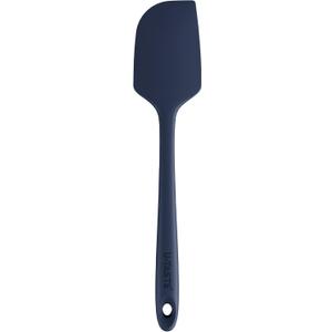 U-Taste 11.38" Silicone Baking Spatula: 480F Heat Resistant Food Grade Flexible Rubber Kitchen Bowl Scraper, Seamless Pastry Spreader for Mixing Stirring Scraping in Nonstick Cookware (Midnight Blue) (Large)