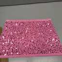 Christmas Tree Collar with Sparkling Sequins 24 Inch Tree Skirt for Holiday Home Decor (Rose Pink, Medium)