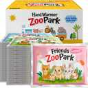 InLife ZooPark Super Warmer for Hands and Body | All Natural & Safe, Instant Quick Heat, Easy & Comfort | Bigger Size, Air Activated, Animal Characters, Stable & Long-Lasting | Odorless, 80 Packs