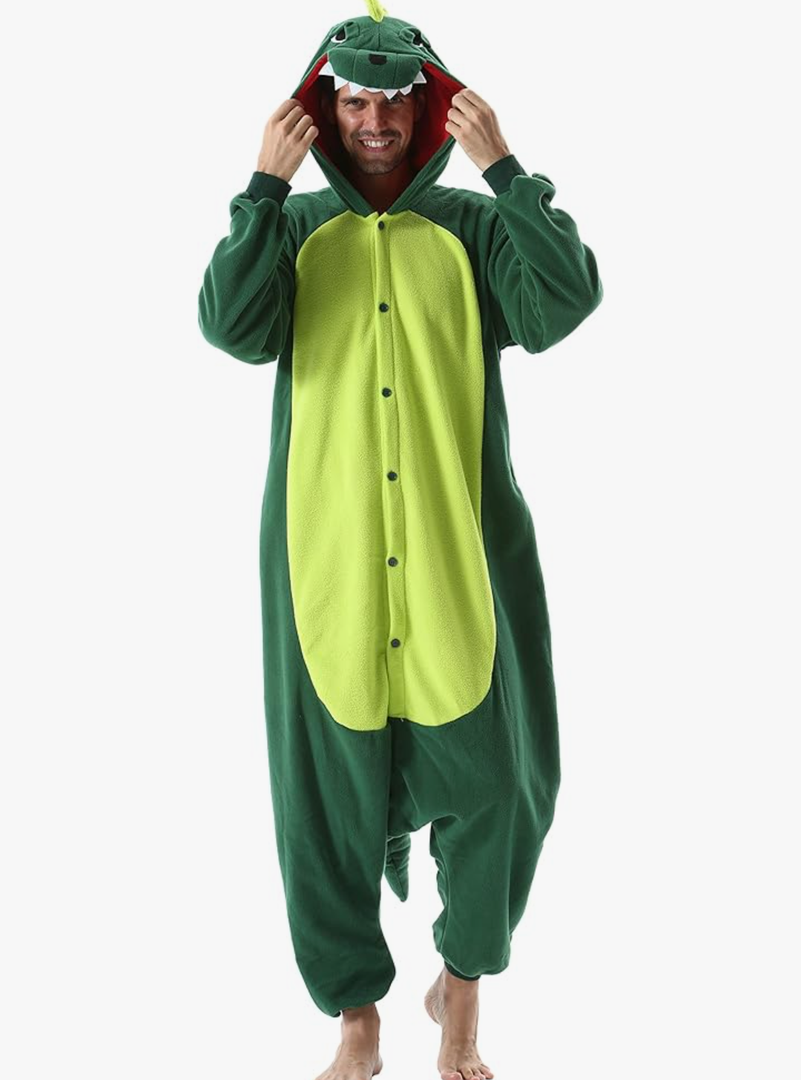 SAMGU Adult Onesie Animal Halloween Cosplay Costume One Piece Pajamas for Women and Men, M