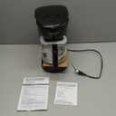 BLACK+DECKER 12-Cup Coffee Maker with Easy On/Off Switch, Easy Pour, Non-Drip Carafe with Removable Filter Basket, Vortex Technology, Black