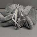 CAROMIO Heating Pad for Neck and Shoulders Back Pain Relief, Weighted Electric Heating Pads with Auto Shut Off, Full Body Large Back Heat Pad, Fast Heating and 4 Heat Settings (Grey, 33"x22")