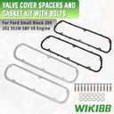Valve Cover Spacer and Gasket Kit for Ford 289 302 351W SBF V8