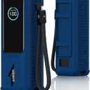 YWXTW Silicone Case for Anker Laptop Power Bank (25,000mAh/165W) - Shockproof Drop-Resistant, Built-in Cable Storage | Non-Slip Grip, Hidden Dust Plug Protective Cover for Anker Power Bank 165w (Deep Blue)