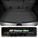Cartist Cargo Liner for Chevy Tahoe/GMC Yukon 2021-2025 2026 (Not for Yukon XL), All Weather Cargo Mats for Tahoe Accessories, Heavy Duty TPE Behind The 3rd Row Trunk Mat, Car Accessories