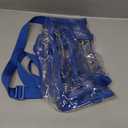 Bagenius Clear Bag Stadium Approved 12612 Clear bag for Stadium Events Sports Concert Festival Work (Blue)