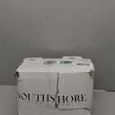 Southshore Fine Living, Inc. Oversized Quilted Bedspread Set, Striped Grey Quilt Queen Size, 3-Piece Coastal Bedding and 2 Pillow Shams, All Season Microfiber Quilt Full Size Bed Set, Grey Stripes