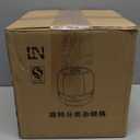 Rotating grain distributor, 6-grid large rice storage container for storing rice, beans and cat food, sealed and moisture-proof, large size.