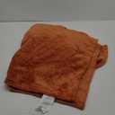 Bedsure GentleSoft Fleece Throw XL Blanket Burnt Orange - 300GSM Soft Lightweight Plush Cozy Blankets for Bed, Sofa, Couch, Travel, Camping, 50x70 inches