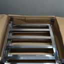 MorningRo 3 Pack Dunnage Rack 17.7" Long x 17.7" Wide, 3.9" Height Stainless Steel Shelf 2000+ Pound Capacity Commercial Food Floor Rack for Restaurants Kitchens Garages and Vehicles