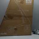 byACRE Carbon Ultralight Rollator Walker with Organizer Bag, Wide Track, Oyster White