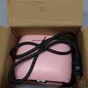 Portable Space Heater, YOUCIDI 1000W/800W Ceramic Electric Heater, Compact Small Warmer, Heat Up in 2 Seconds, Safe and Quiet for Office Room Desk Indoor Use (Pink)