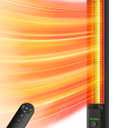 BALKO 42INCH Outdoor Heater, 9 Heat Levels & 540Min Timer, Child Safety Lock, IP65 Waterproof Garage Heater, 1500W Infrared Heating,Tip-Over & Overheat Protection, Patio Heaters for Outdoor Use Indoor