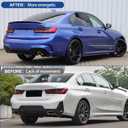 Rear Spoiler for BMW 3 Series G20 Sedan 2019-2023 G80 M3 2021-2023 Trunk Spoiler Wing Trunk Tail Rear Trunk Lid,Glossy Black Performance - AC Style
