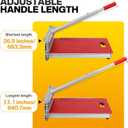 17mm Thick Professional Heavy Duty Floor Cutter,13" Vinyl Plank Cutter Flooring Tool for Fast, Dust-Free Cuts on LVP,LVT,SPC, Laminate | Easy-to-Use, Adjustable-Angle Cuts, Improve Efficiency