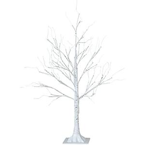 Birch Tree Lighted by Liberty Lifestyle, Fairy Spirit Warm White Tabletop Light up Tree Lamp, USB and Battery Powered Timer Artificial Branches Tree Decoration Home Party Festival Holiday