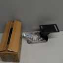 ROBLOCK Lockable Spare Tire Carrier Bracket for Utility Trailer, Powder Coat Steel Boat Trailer Tire Mount Fits Most Lugs Wheels, Black