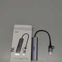 Acer USB to Ethernet Adapter, USBC Hub Ethernet 1Gbps with 3*USB 3.0, Aluminum Heat Dissipation, Driver Free, USB to Network Adapter for Windows 10, 8.1, Mac OS, Laptop, MacBook Pro, iPad, XPS, etc