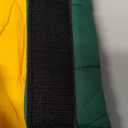 Lelepet Reversible Dog Coat Waterproof Dog Jacket Windproof Puffer Vest for Winter Warm Lightweight Coats for Medium Dogs Adjustable Hook & Loop Pet Apparel with Leash Hole, French Bulldog, Green L