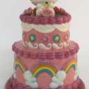 Hello Kitty Cake Bank, 6" L x 6" W x 8" H Created by Blue Sky Clayworks