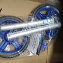 Top Glides 8" Off-Road Walker Wheel Kits with Flexfit Universal Ski Glides (Blue)