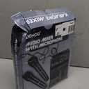 Professional Audio Mixer, 4 Channel Sound Mixer With Dual Wireless Mic, Sound Board Console MP3 Bluetooth 48V Phantom Power USB Interface DJ Mixing for Home Karaoke Party Computer Studio Recording