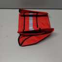 Ezierfy Waterproof Reflective Dog Raincoat - Adjustable Hooded Slicker Poncho Pet Rain Coat, Lightweight Dog Rain Jacket for Small to X- Large Dogs and Puppies (Red, Large)