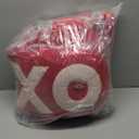 Lanpn Valentines Pillows 3Pcs, Plush Throw Pillows Xo Pillow Love Throw Pillow Valentines Day Decorative Cushion for Living Room Bedroom Couch Bed Sofa Valentine Day Decor (Red)