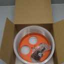 6.25 Hole Saw for Recessed Lights Can Lights, 6-1/4 Inch Hole Cutter with Dust Bowl Catcher for Led Recessed Lighting 6 Inch and Wood Metal Drywall, Bi-Metal Construction (Orange)