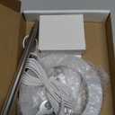 LORDEM Full Spectrum LED Grow Light, 72 LEDs, 4 Brightness Settings, Auto On/Off Timer, Height Adjustable, Ideal for Indoor Plants (1 Pack, White-6.3in)