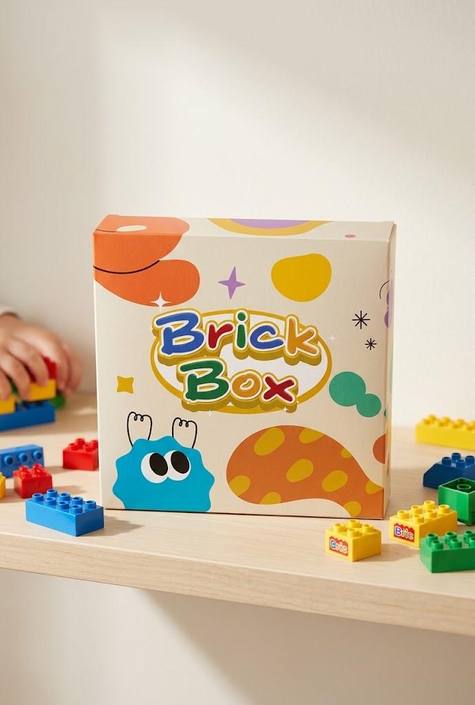 Brick Box 2 in 1 folding buildable block play mat
