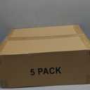 SNSLXH 5 Pack Stackable Closet Storage Basket, Multifunctional & Foldable Closet Organizer for Bathroom Kitchen Laundry Room Wardrobe Storage, Space-Saving Clothes Storage Drawer Organizer, White