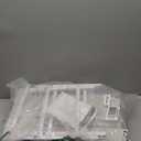 Furnulem White Tall Dresser for Bedroom,Vertical Storage Tower Unit and End Table with 6 Fabric Drawers, Nightstand Furniture with Drawer Organizer in Living Room,Closet,Entryway,Hallyway