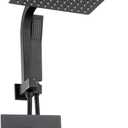 Black Shower Head and Handle Set, Shower Faucet Set with 10 Inch Rain Shower Heads with Handheld Spray Combo, Rainfall Bathroom Shower System Rain Shower Head and Handle Set