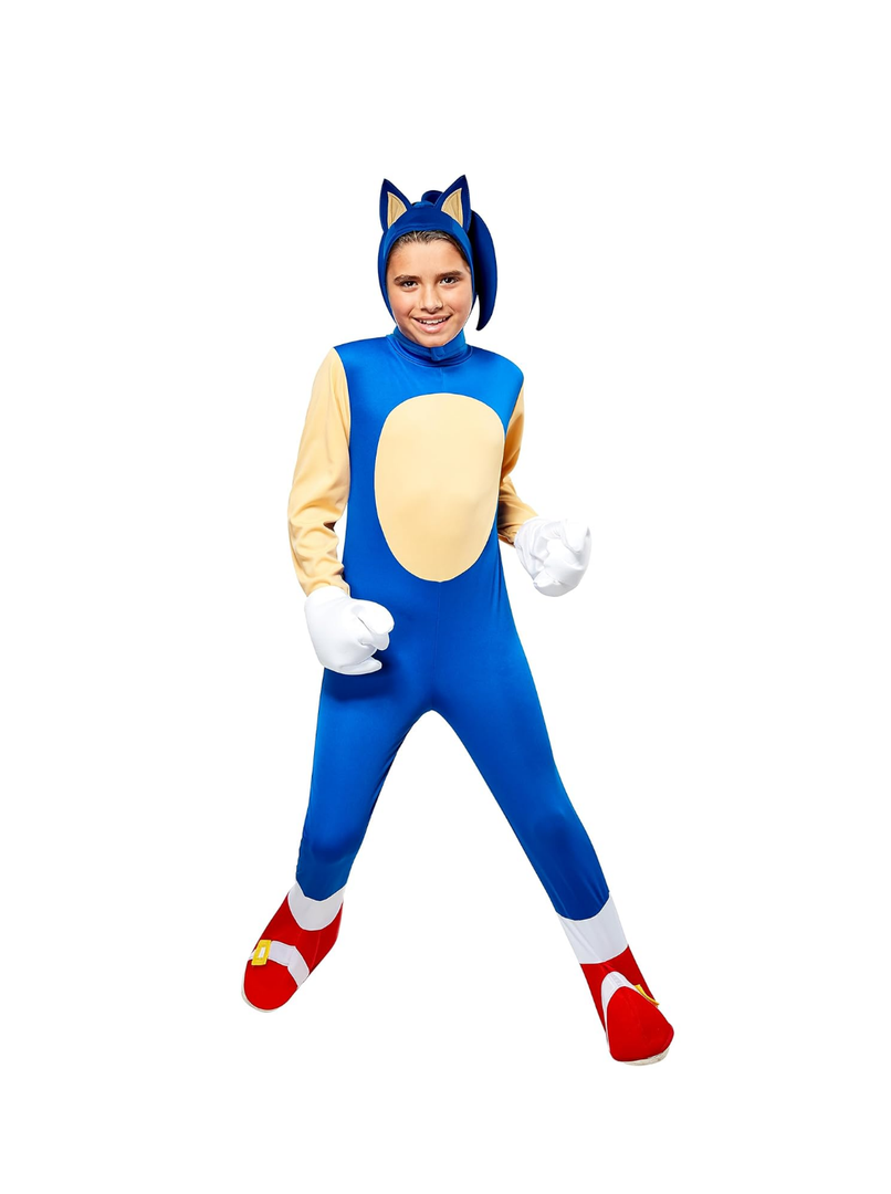 Deluxe Sonic Costume for Boys 4-6 Years