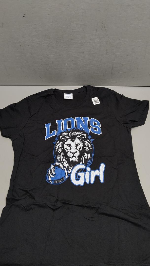 Just A Girl Who Loves Lions Funny Cool Souvenir T-Shirt, XS