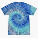 Colortone Spider Tie Dye T-Shirts for Men and Women - Unisex Short Sleeve Tie-Dye T Shirts for Adults S