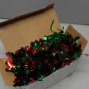 Christmas Tinsel Garland Metallic Tree Shiny Party Tinsel Garland Hanging Decorations for Christmas Tree Decorations Wedding Birthday Party Supplies(Red Green,26.2 ft)