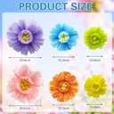 6 Pcs 31.5 and 23.6 Inch Colorful Giant Tissue Paper Flowers