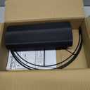 GOSO Medium Black Lamp Shade -for Table Lamps Floor Lamps-13 * 13 * 10 inch (Spider) Barrel Lampshades Replacement-Rustic DIY Modern Shade for Night Stand Lights for Bedroom Required Assembly (Black - Natural Faux Silk)